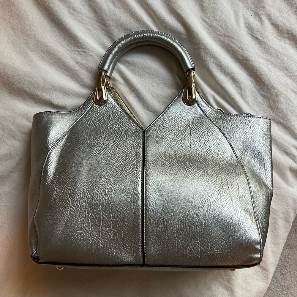 Silver Women's Handbag